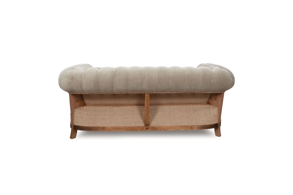 Sofas - Chesterfield Essence Velvet Pearl | Sofa - CREARTE COLLECTIONS