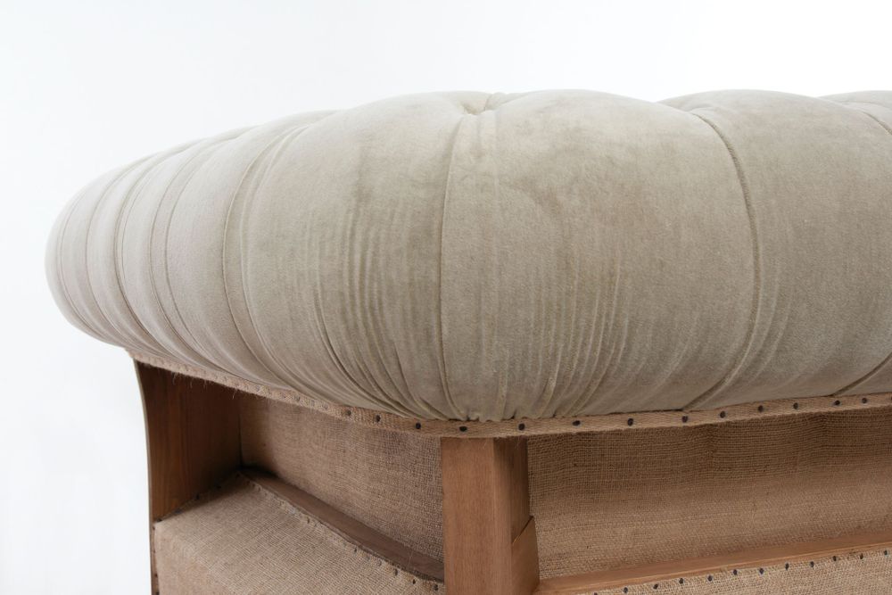 Sofas - Chesterfield Essence Velvet Pearl | Sofa - CREARTE COLLECTIONS