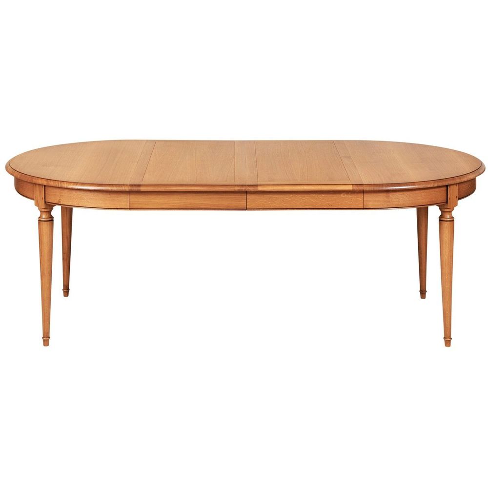 Tables Salle à Manger - Table ronde extensible en chêne massif - MON PETIT MEUBLE FRANÇAIS