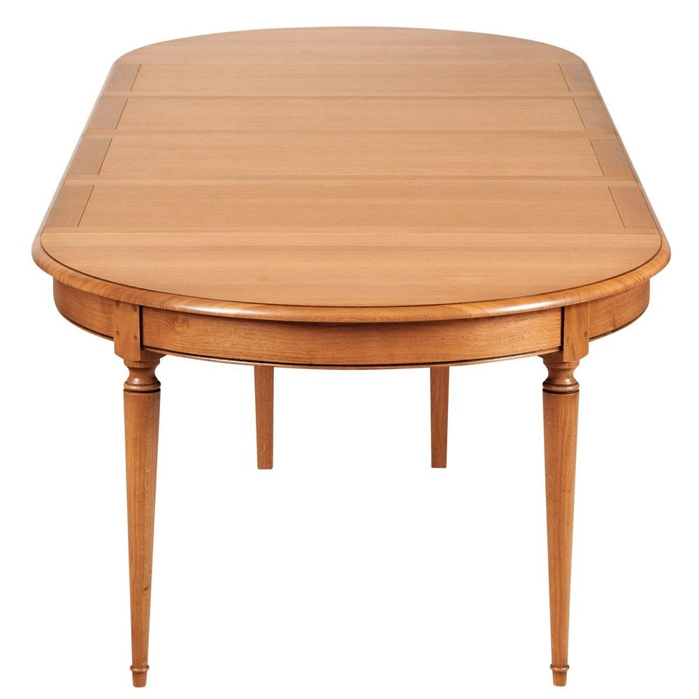 Tables Salle à Manger - Table ronde extensible en chêne massif - MON PETIT MEUBLE FRANÇAIS