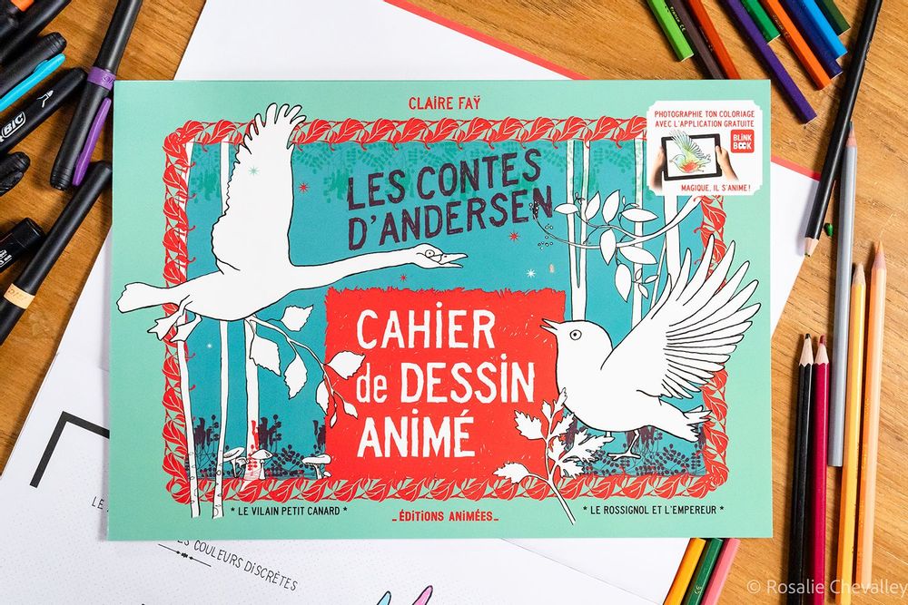 Papeterie - Cahier Animé Les Contes d'Andersen & BlinkBook - EDITIONS ANIMEES