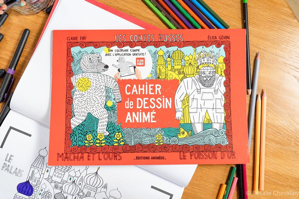 Papeterie - Cahier Animé Les Contes Russes & BlinkBook - EDITIONS ANIMEES