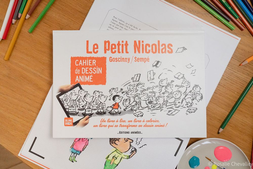 Gifts - Le Petit Nicolas - Cahier Animé BlinkBook - EDITIONS ANIMEES