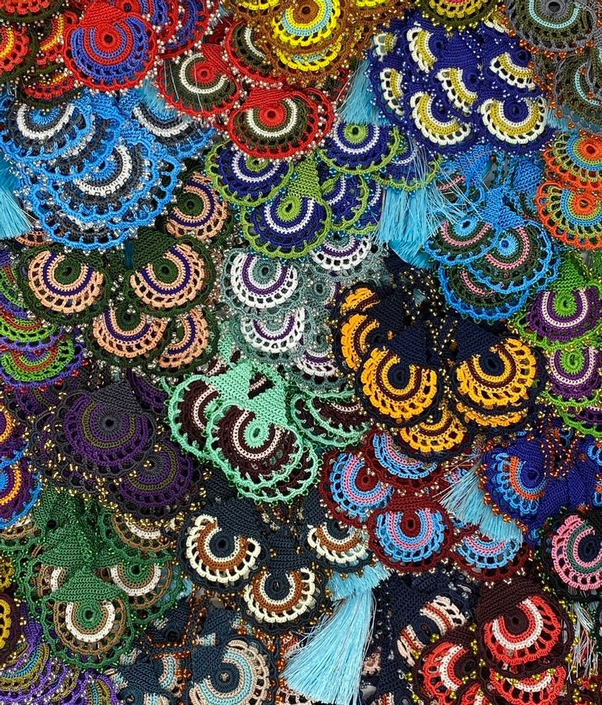 Sacs et cabas - Porte-clés à motif traditionnel turc - TURQUOISE TASSEL