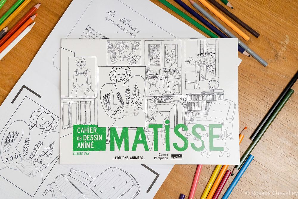 Papeterie - Cahier Animé Matisse & BlinkBook - EDITIONS ANIMEES