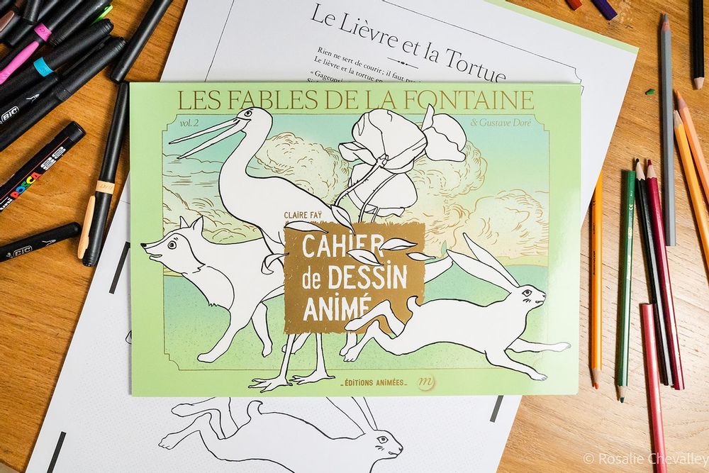 Stationery - Les Fables de La Fontaine – Tome 2 - Cahier Animé BlinkBook - EDITIONS ANIMEES