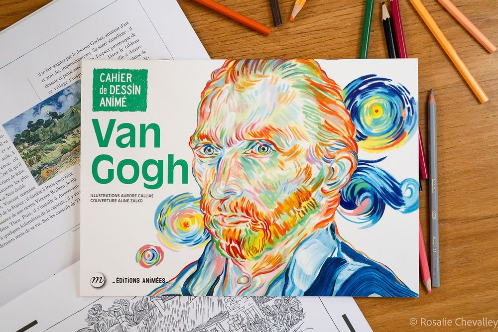 Papeterie - Cahier Animé Van Gogh & BlinkBook - EDITIONS ANIMEES