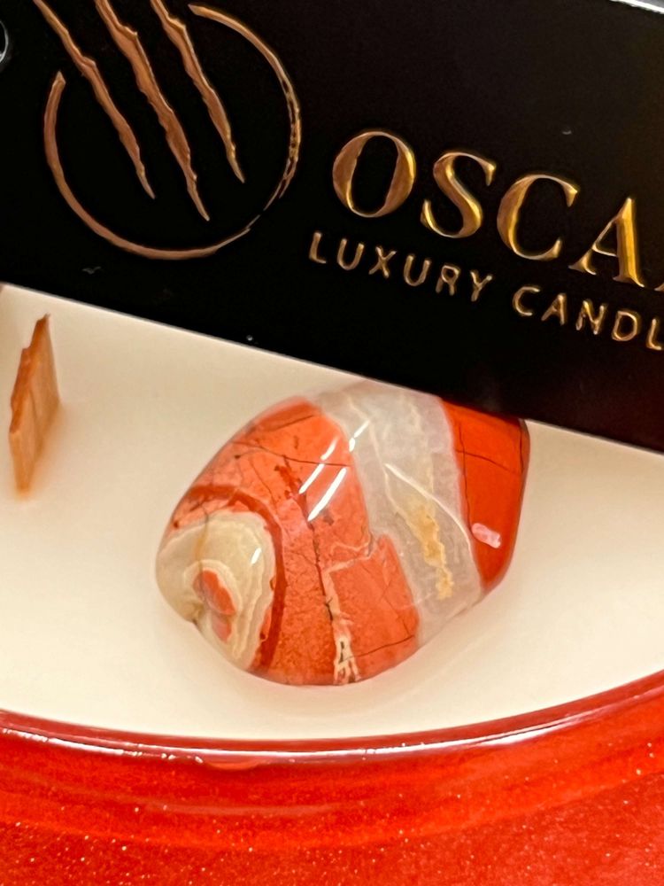 Bougies - CANDLE WITH GEMSTONES - OSCAR LUXURY CANDLES