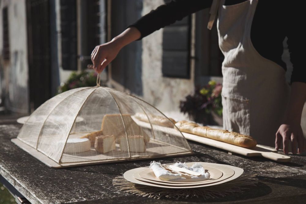 Trays - 100% abaca food covers - FIORIRA UN GIARDINO SRL
