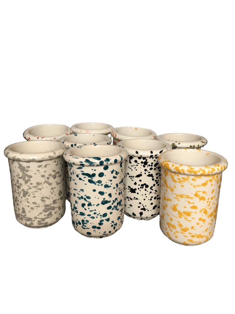 Vases - Indoor vase h. 15 cm. - Splashed Line. - LOLIVA FOOD MOOD