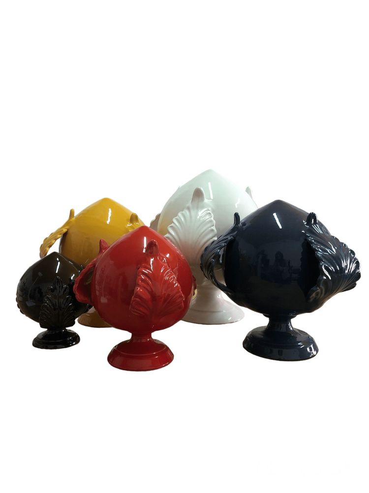 Objets design - \ « Pigna Salentina » Céramique décorative artisanale - h. 18 cm - LOLIVA FOOD MOOD