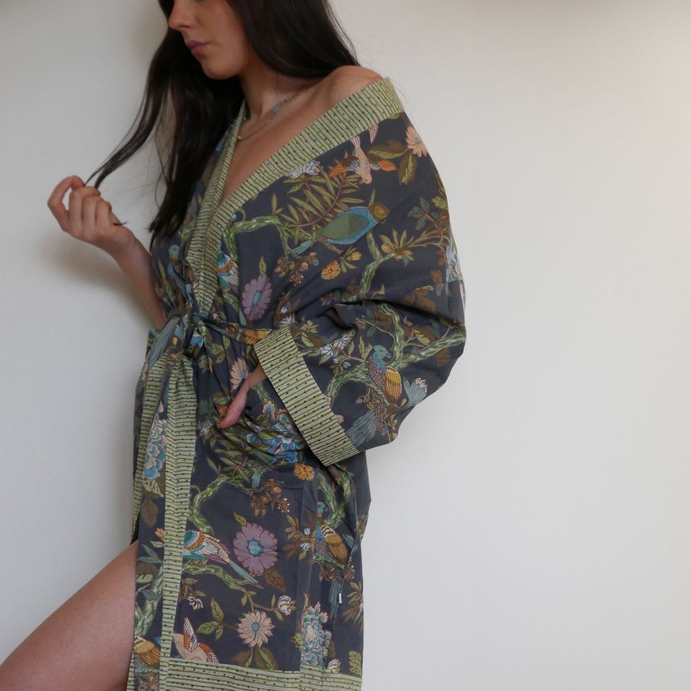 Prêt-à-porter - KIMONO BIRD PARADISE - KARAWAN AUTHENTIC