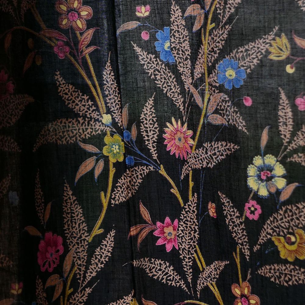 Prêt-à-porter - KIMONO BLACK FLOWER - KARAWAN AUTHENTIC