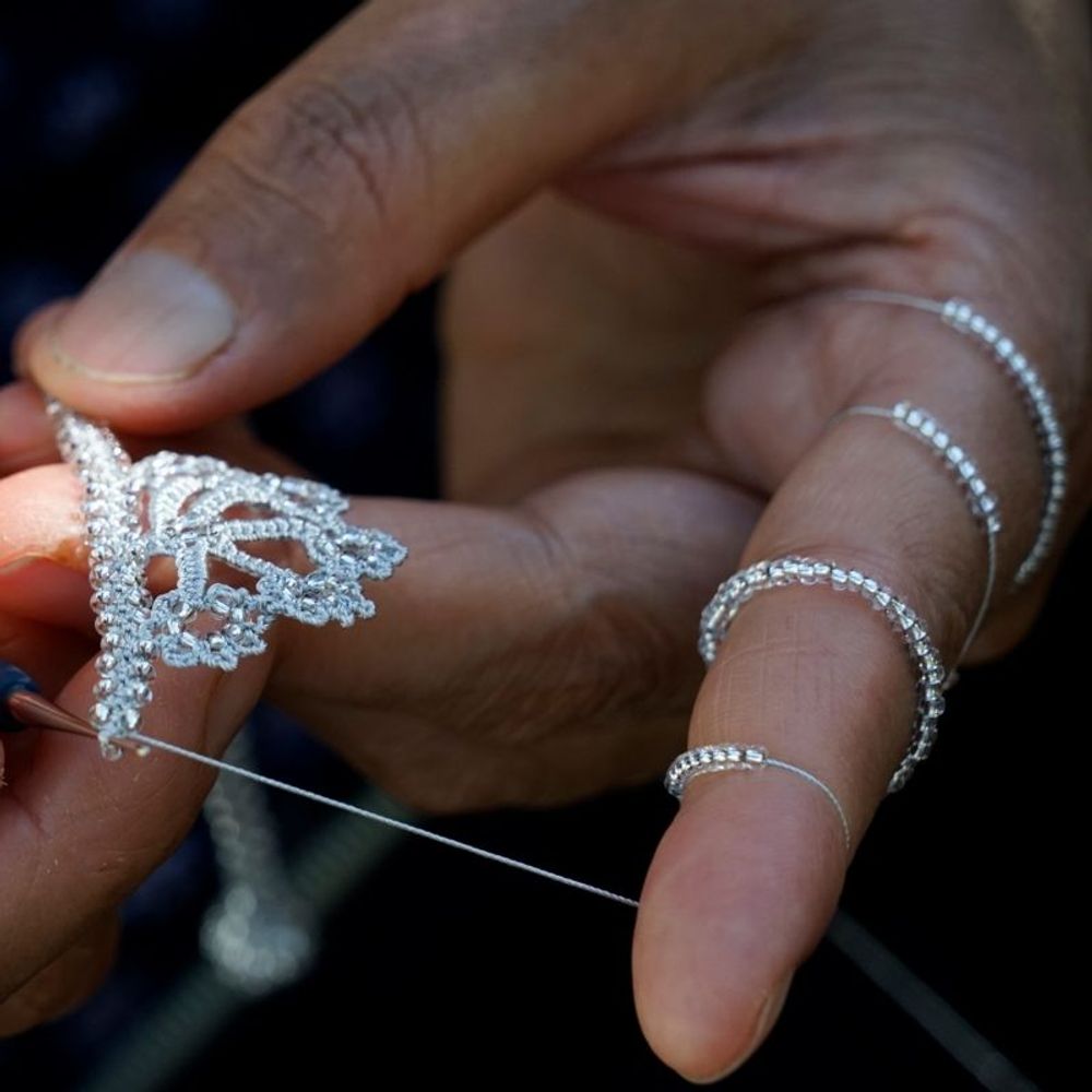 Bijoux - SAUTOIR "CRYSTAL" BERGAMOTE - KARAWAN AUTHENTIC