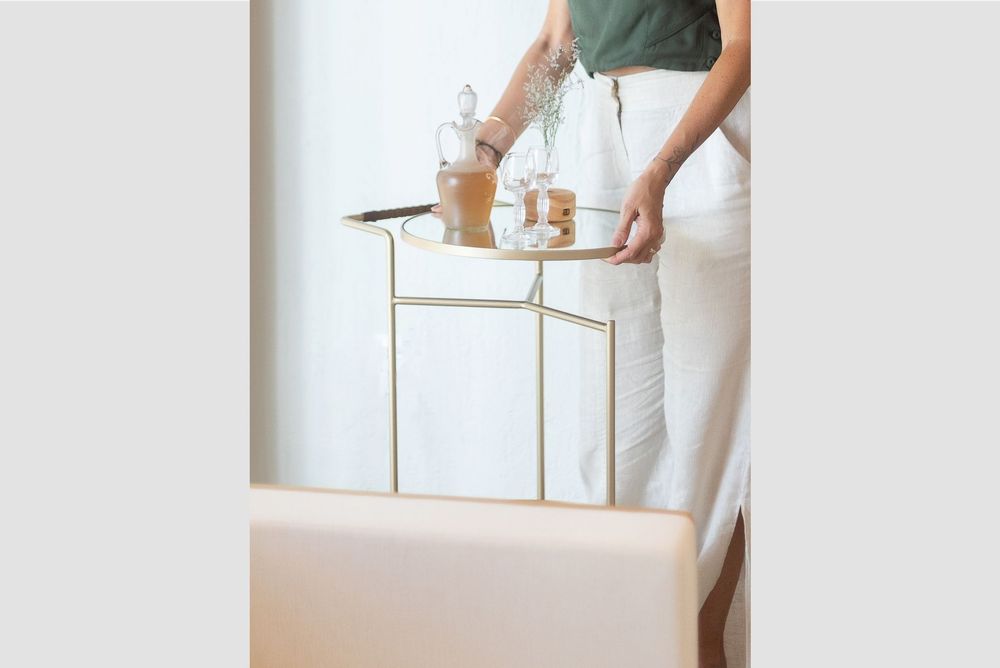 Trolleys - "LOLA" BAR CART / TEA CART - ALESSANDRA DELGADO DESIGN