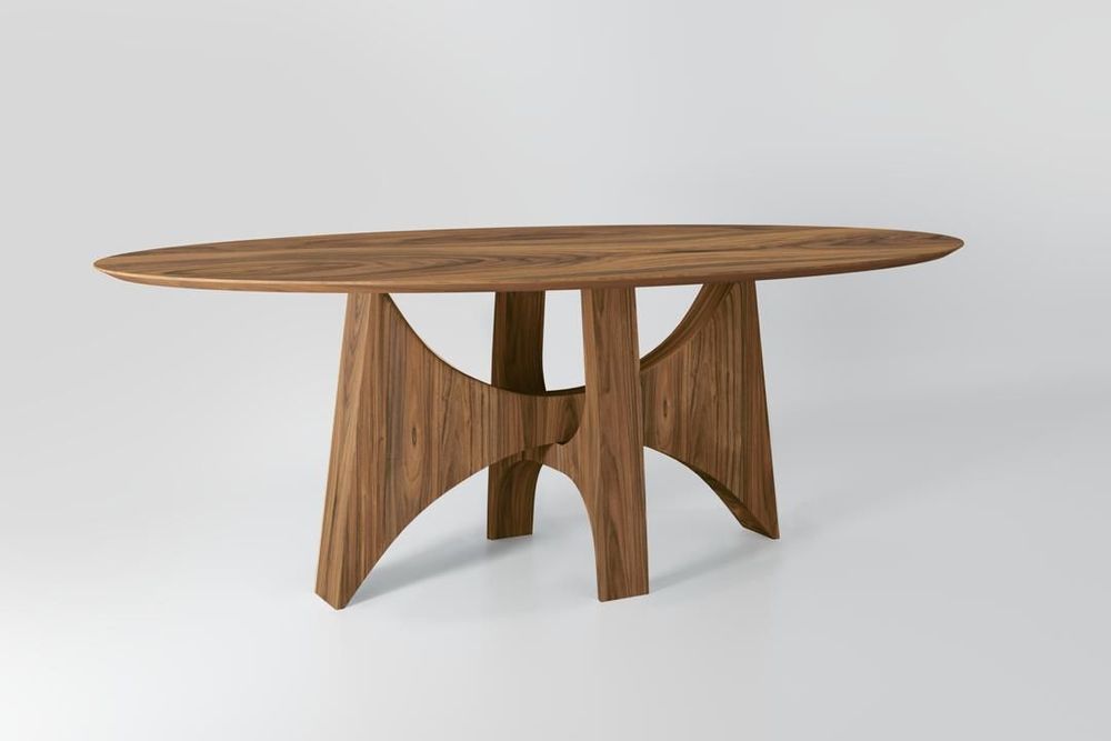 Desks - "PLANALTO" DINING TABLE IN NATURAL WOOD - ALESSANDRA DELGADO DESIGN