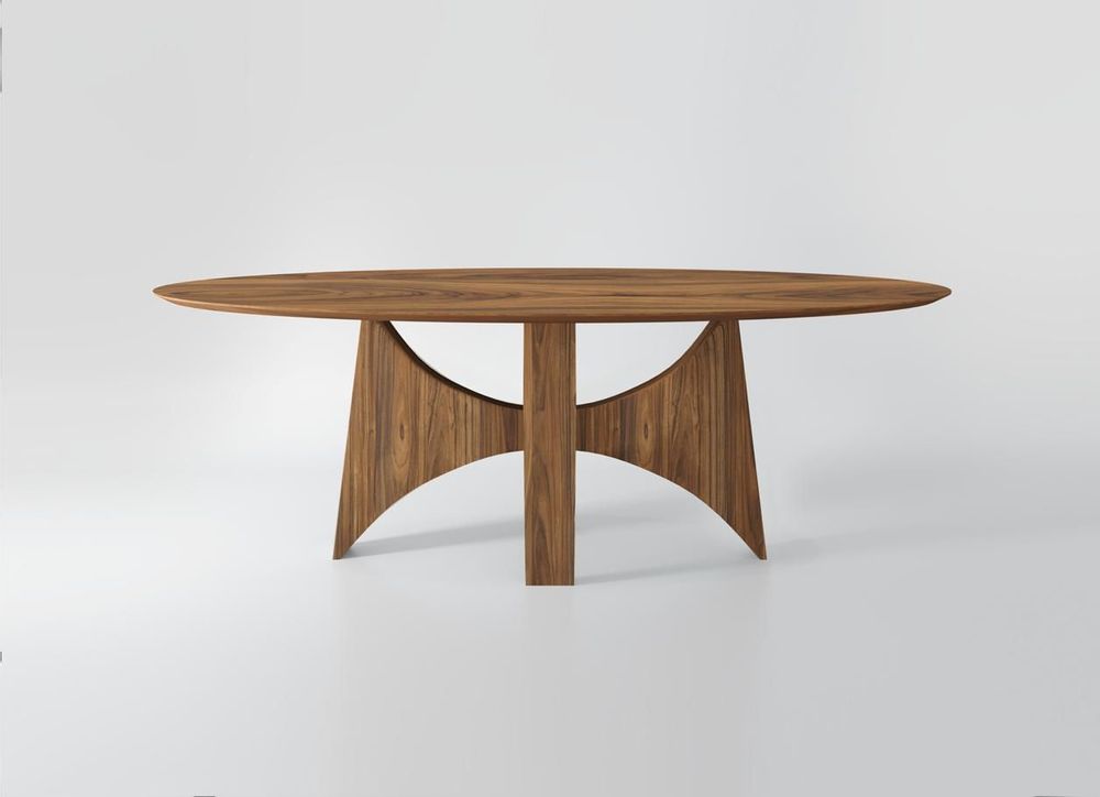 Desks - "PLANALTO" DINING TABLE IN NATURAL WOOD - ALESSANDRA DELGADO DESIGN