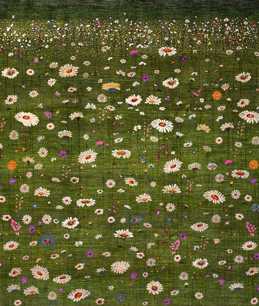 Indoor floor coverings - Flower Meadow , Zollanvari Studio, Zollanvari Super Fine Gabbeh - ZOLLANVARI INTERNATIONAL