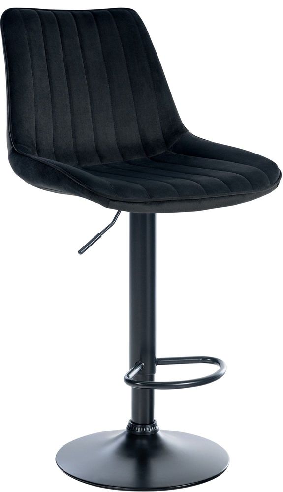 Stools - Toni bar chair - All black - VIBORR