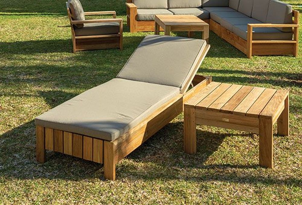 Fauteuils pour collectivités - ALU-TEAK Sunbeds - SUNSO