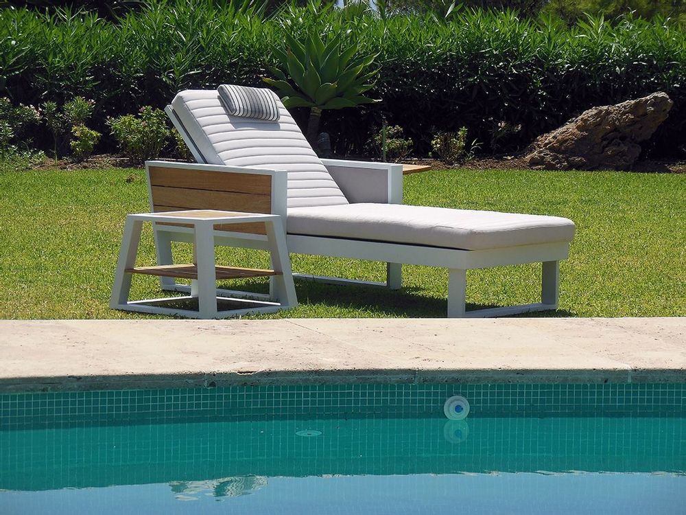 Fauteuils pour collectivités - ALU-TEAK Sunbeds - SUNSO