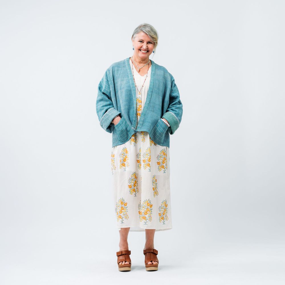 Prêt-à-porter - Manteau Kantha vintage - NEST FACTORY