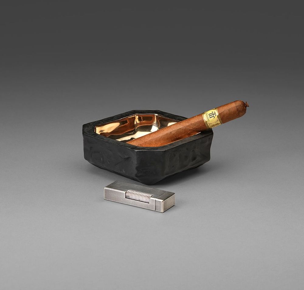 Decorative objects - Cast Bronze Hexagonal Bowl - EAGLADOR