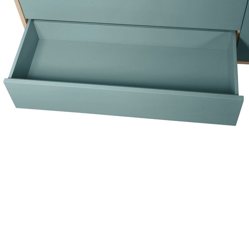 Sideboards - Low sideboard 2 doors +3 drawers 200 cm / 78.7" - MON PETIT MEUBLE FRANÇAIS