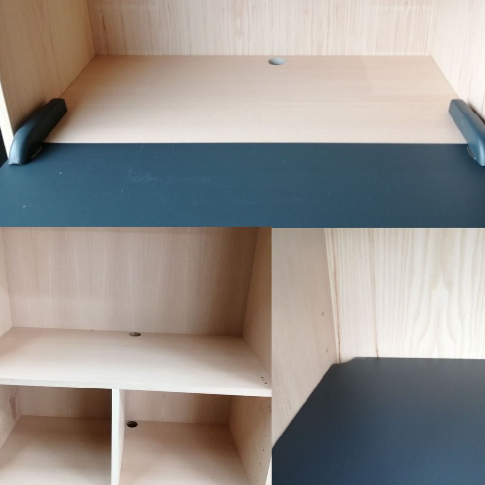 Writing desks - designer secretary desk with optimized storage space. - MON PETIT MEUBLE FRANÇAIS