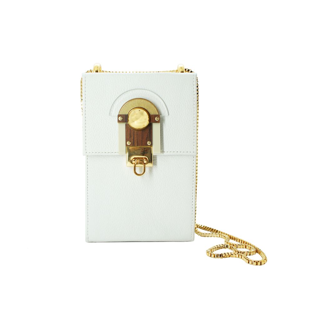 Clutches - Bag Leather Iris Clay - GISSA BICALHO