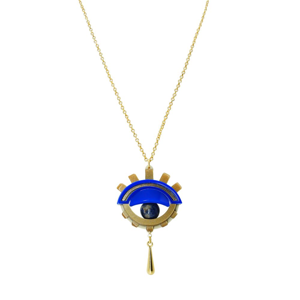 Jewelry - Necklace Pendant S Eye Blue - GISSA BICALHO