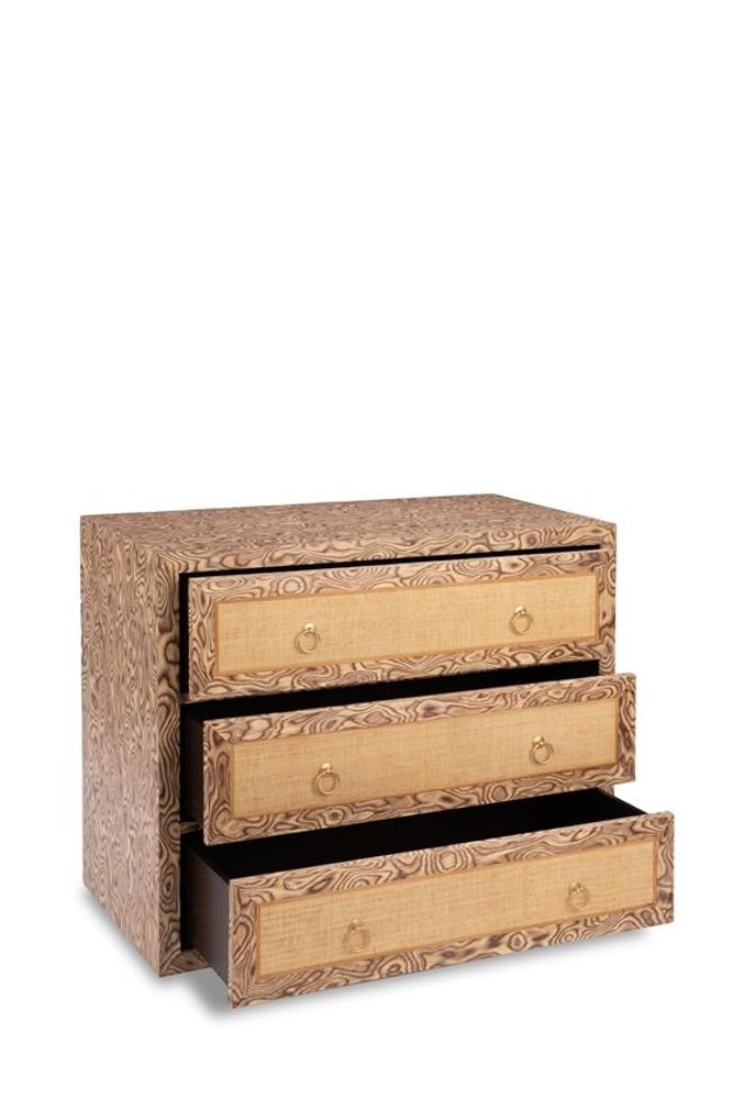 Chests of drawers - MIDORI 3 DRAWER DRESSER - SOUTH SEA