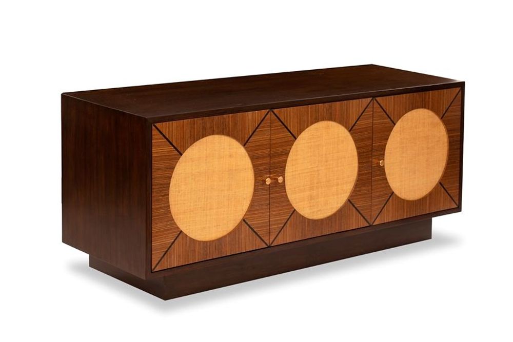Sideboards - CIRCLES 3-DOOR CABINET - SOUTH SEA