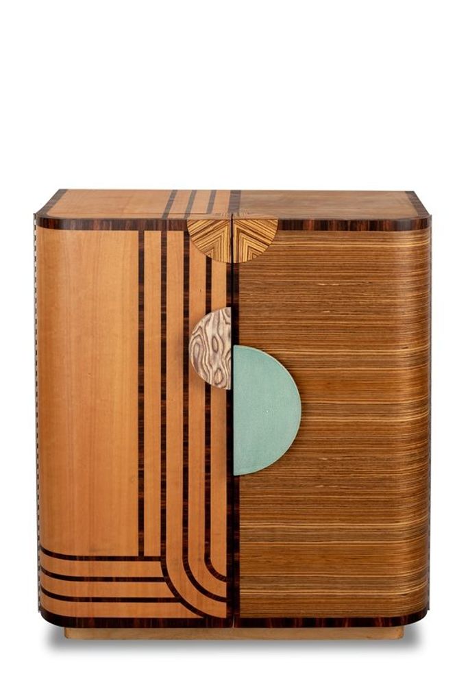 Sideboards - JORGE BAR CABINET - SOUTH SEA