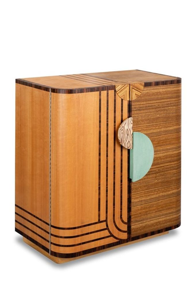 Sideboards - JORGE BAR CABINET - SOUTH SEA