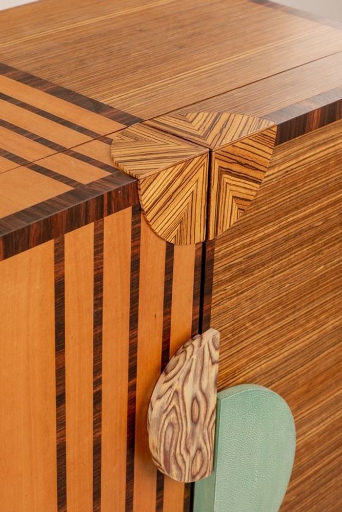 Sideboards - JORGE BAR CABINET - SOUTH SEA