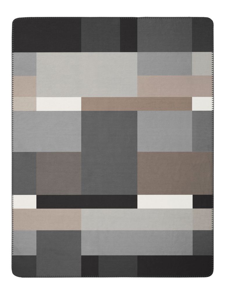 Throw blankets - Throw Black Part - BIEDERLACK