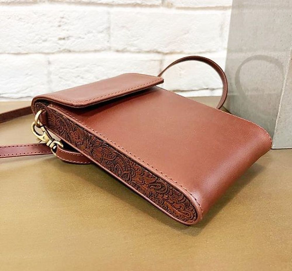 Sacs et cabas - Mini sac à bandoulière pour femme, fait main en cuir véritable - THECRAFTROOT