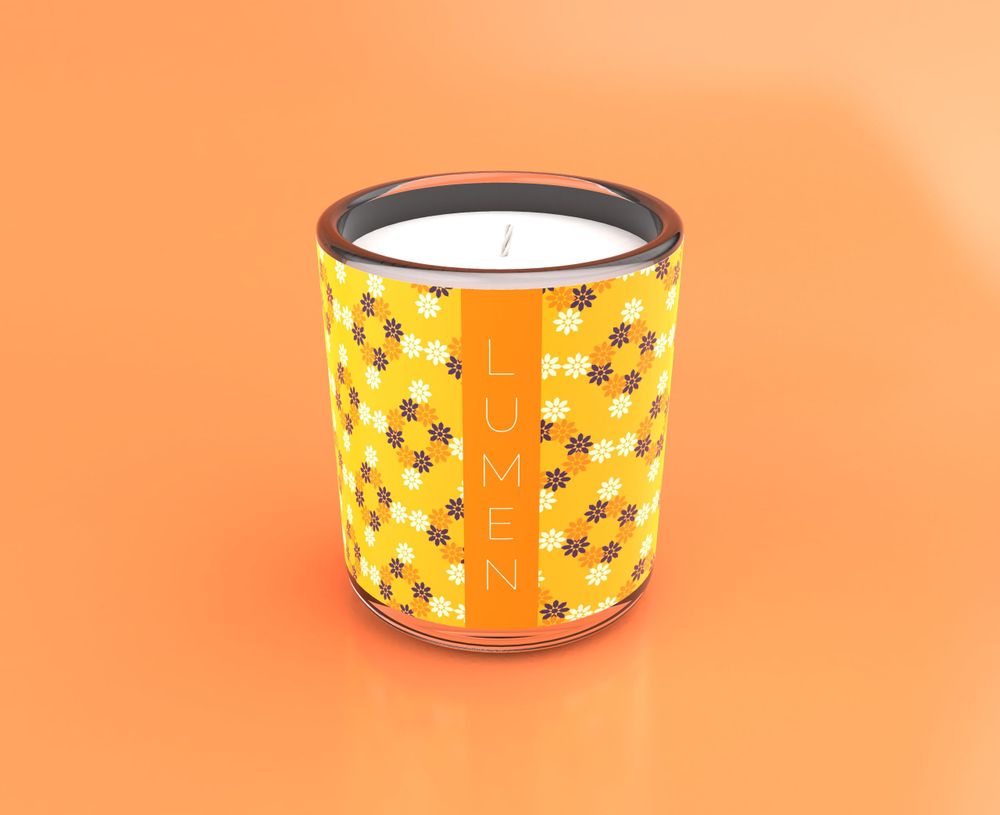 Decorative objects - Scented candle made in France Chams - series Noura - LUMEN • MAISON DE PARFUMS D'INTÉRIEUR