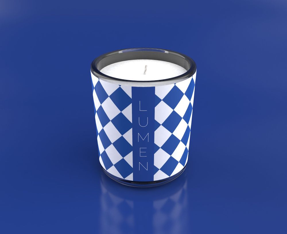 Decorative objects - Scented candle made in France Azur - series Isabelle - LUMEN • MAISON DE PARFUMS D'INTÉRIEUR