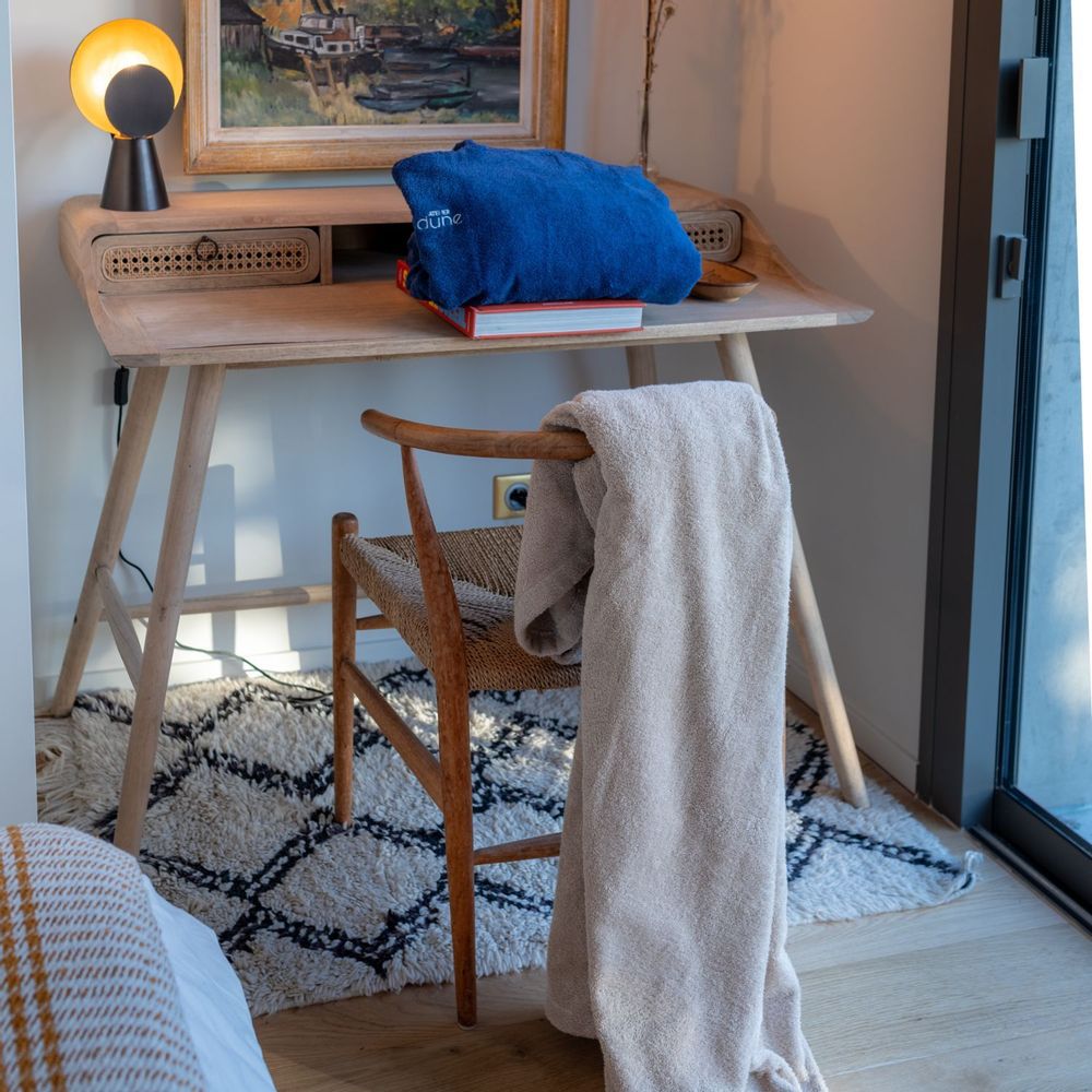 Homewear - Poncho luxe éponge BIO - Sable - ATELIER DUNE