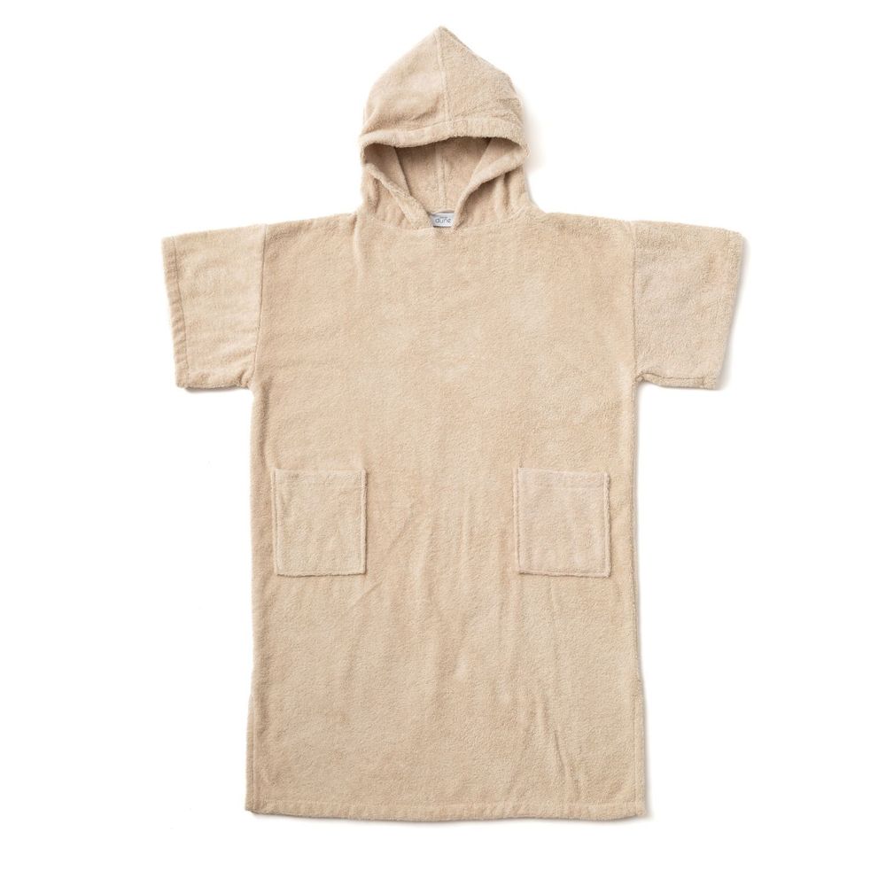 Homewear - Poncho luxe éponge BIO - Sable - ATELIER DUNE