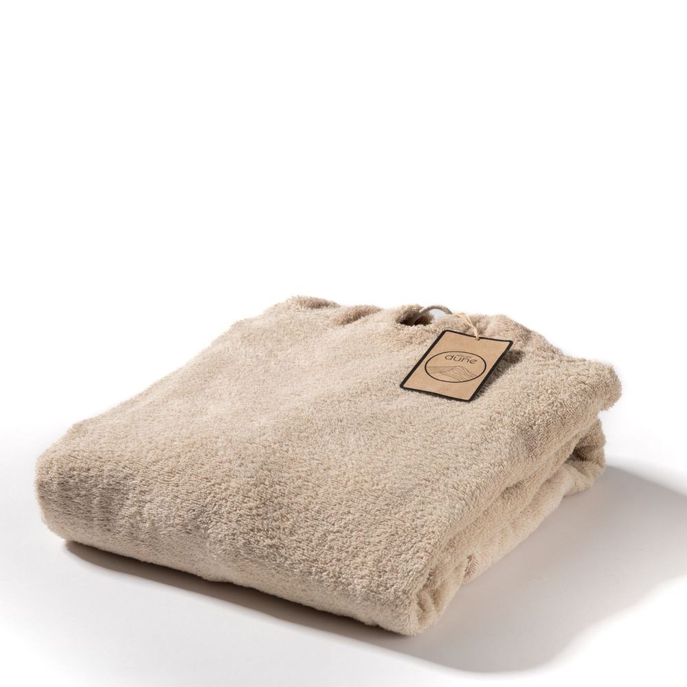 Homewear - Poncho luxe éponge BIO - Sable - ATELIER DUNE