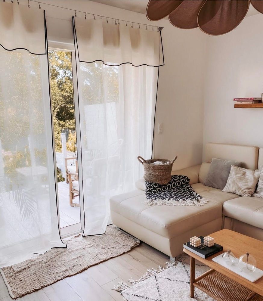 Curtains and window coverings - Agave curtain - SCÈNES DE LIN
