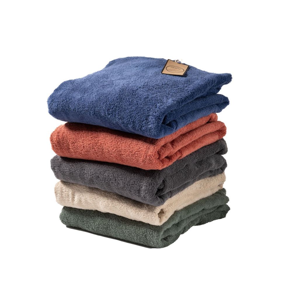 Bathrobes - 100% certified organic cotton sponge bath ponchos - Graphite - ATELIER DUNE