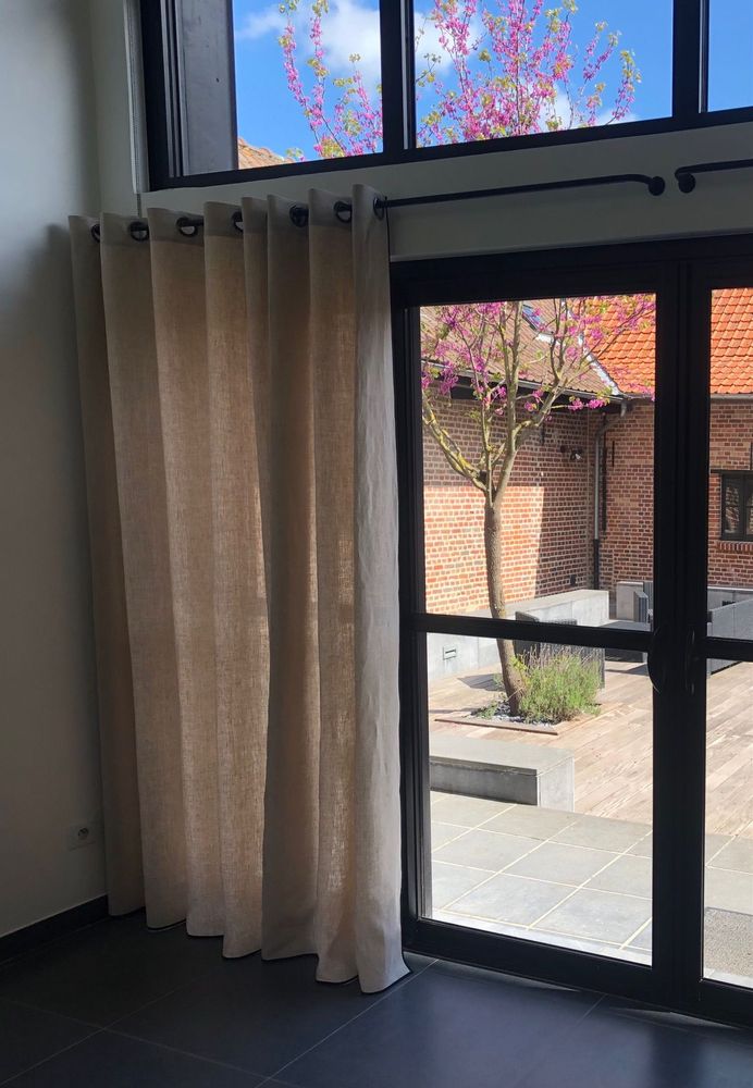 Curtains and window coverings - Agave curtain eyelets - SCÈNES DE LIN