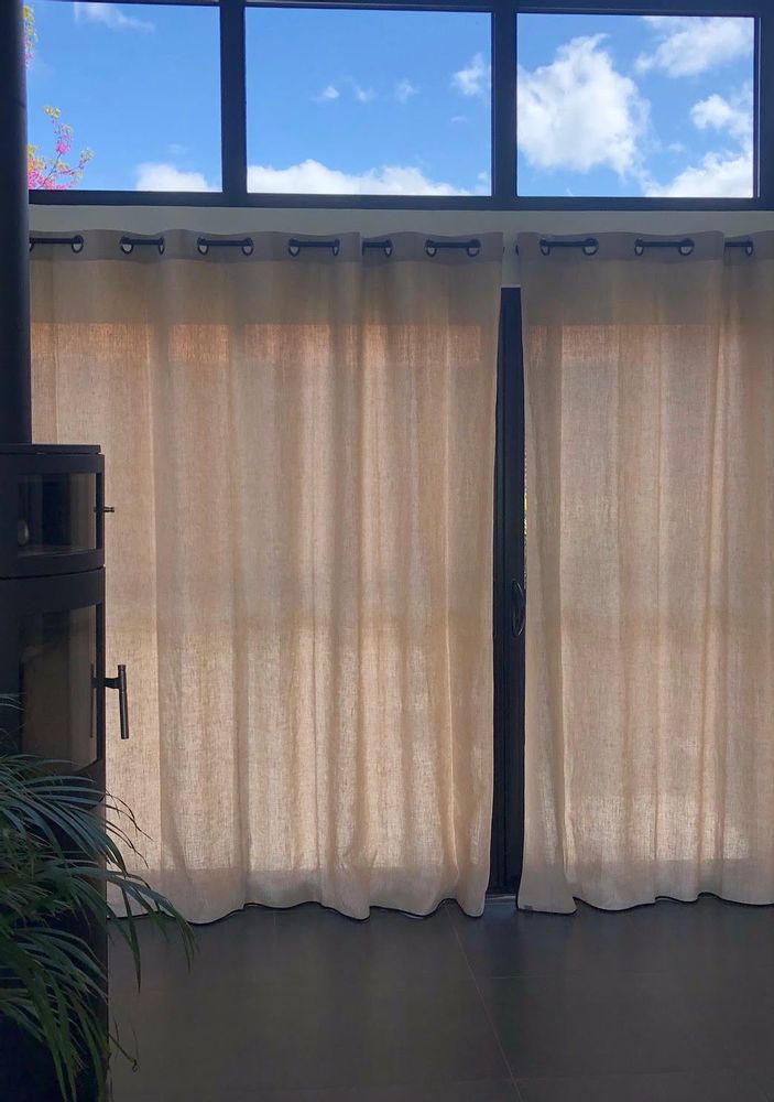 Curtains and window coverings - Agave curtain eyelets - SCÈNES DE LIN