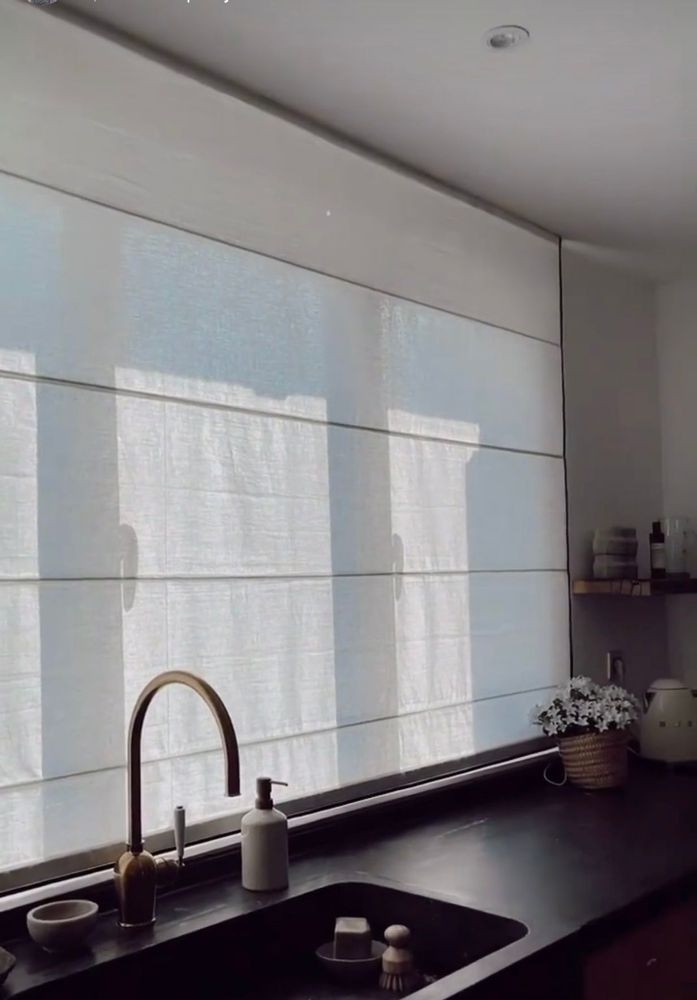 Curtains and window coverings - Agave optical white blind - SCÈNES DE LIN