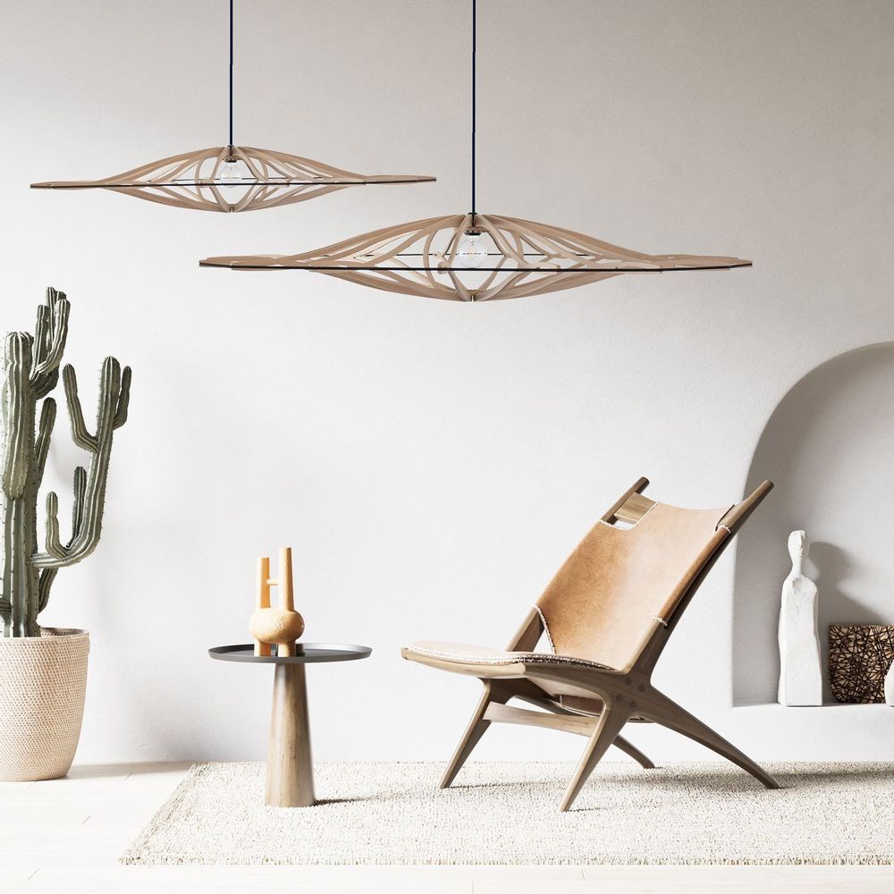 Office design and planning - Pendant lamp TWIST L D142 cm - RIF LUMINAIRES