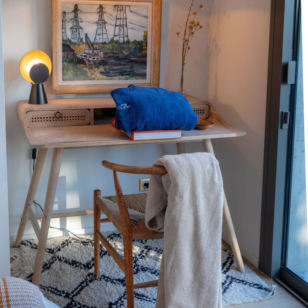 Prêt-à-porter - Poncho de bain premium BIO - Outremer - ATELIER DUNE